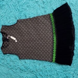 Rocco Barocco Velvet pleated Sleeveless Dress NWOT